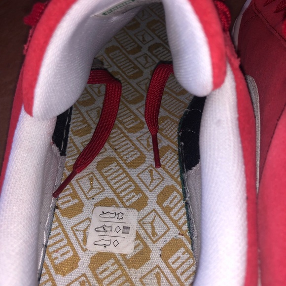 Puma Red Suede Sneakers - Picture 10 of 10